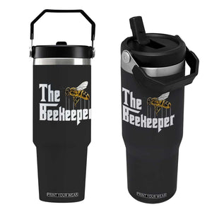 The Beekeeper Flip Straw Tumbler Funny Keeping Apiary Beekeeping Gift TS11 One Size: 30 oz Black Print Your Wear