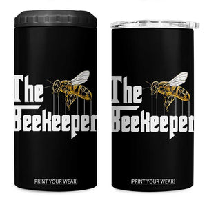 The Beekeeper 4 in 1 Can Cooler Tumbler Funny Keeping Apiary Beekeeping Gift TS11 One Size: 16 oz Black Print Your Wear