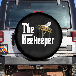 The Beekeeper Spare Tire Cover Funny Keeping Apiary Beekeeping Gift TS11 No hole Black Print Your Wear