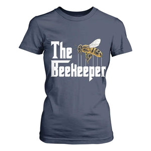 The Beekeeper T Shirt For Women Funny Keeping Apiary Beekeeping Gift TS11 Navy Print Your Wear