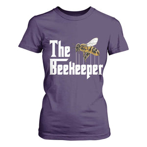 The Beekeeper T Shirt For Women Funny Keeping Apiary Beekeeping Gift TS11 Purple Print Your Wear