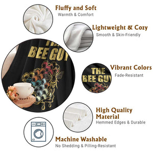 Funny Beekeeper Throw Blanket The Bee Guy Insect Animal Lover TS11 Print Your Wear