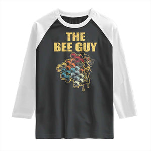 Funny Beekeeper Raglan Shirt The Bee Guy Insect Animal Lover TS11 Black White Print Your Wear