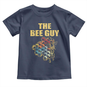 Funny Beekeeper Toddler T Shirt The Bee Guy Insect Animal Lover TS11 Navy Print Your Wear