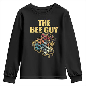 Funny Beekeeper Youth Sweatshirt The Bee Guy Insect Animal Lover TS11 Black Print Your Wear