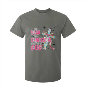 New Year New Challenges Same Great God T Shirt For Kid Christian New Year Eve TS11 Military Green Print Your Wear