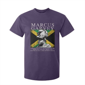 Marcus Garvey Quote T Shirt For Kid A People Without The Knowledge Of Their Past History Origin And Culture Jamaican Flag TS11 Purple Print Your Wear