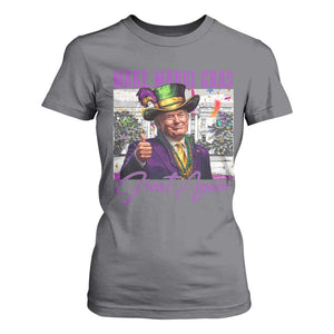 Funny Trump Mardi Gras T Shirt For Women Make Mardi Gras Great Again White House Parade TS11 Charcoal Print Your Wear
