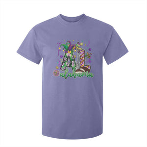 Funny Mardi Gras In Alabama AL T Shirt For Kid Moon Pie Jester Hat TS11 Violet Print Your Wear