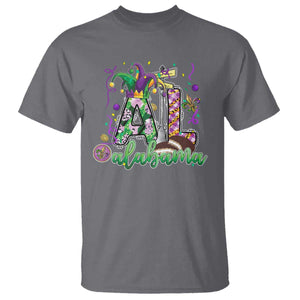 Funny Mardi Gras In Alabama AL T Shirt Moon Pie Jester Hat TS11 Charcoal Print Your Wear