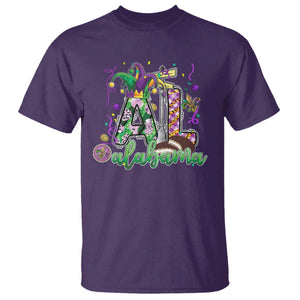 Funny Mardi Gras In Alabama AL T Shirt Moon Pie Jester Hat TS11 Purple Print Your Wear