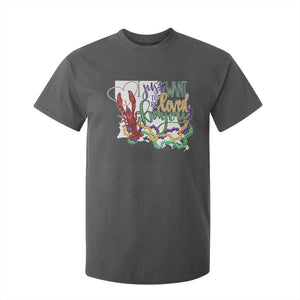 Funny Mardi Gras Louisiana T Shirt For Kid I Just Want To Be Loved Bayou Crawfish Beads TS11 Dark Heather Print Your Wear