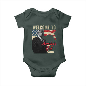 Funny Trump Welcome To America's Gulf Baby Onesie Vintage American Flag TS11 Print Your Wear