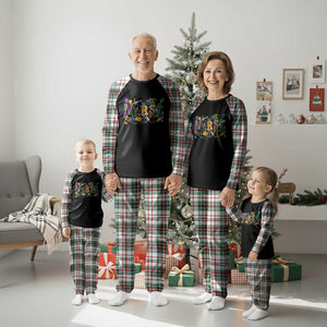 Funny Mardi Gras Nurse Krewe Healthcare Plaid Pajama Set TS11 Christmas Plaid Print Your Wear