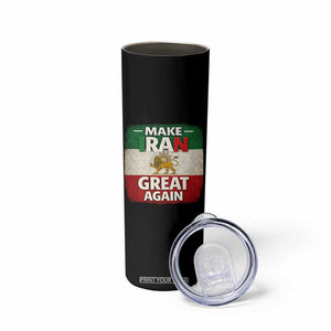 Make Iran Great Again Skinny Tumbler MIGA Vintage Persian Lion Flag TS11 Print Your Wear