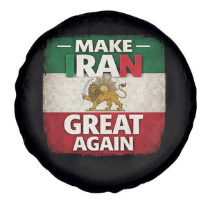 Make Iran Great Again Spare Tire Cover MIGA Vintage Persian Lion Flag TS11 Print Your Wear