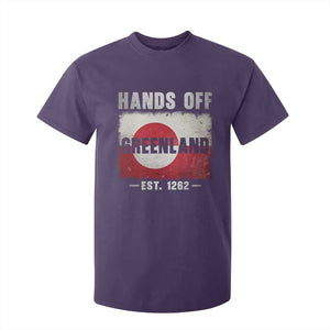 Hands Off Greenland T Shirt For Kid Greenland EST 1262 Political Protest TS11 Purple Print Your Wear