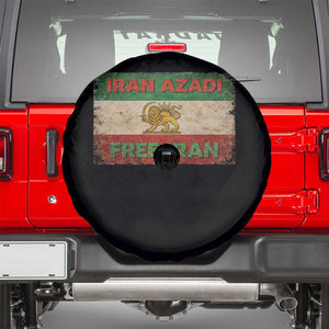 Iran Azadi Lion Sun Sword Flag Free Iran Revolution Spare Tire Cover TS11 Black Print Your Wear