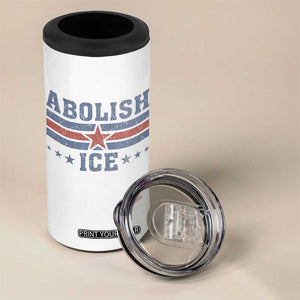 Abolish Ice 4 in 1 Can Cooler Tumbler Resist Support Immigrants Refugees TS11 Print Your Wear