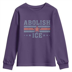 Abolish Ice Youth Sweatshirt Resist Support Immigrants Refugees TS11 Purple Print Your Wear