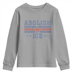 Abolish Ice Youth Sweatshirt Resist Support Immigrants Refugees TS11 Sport Gray Print Your Wear