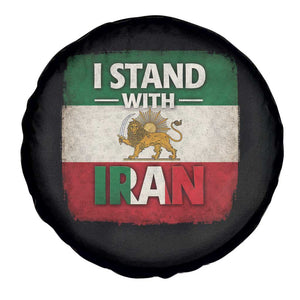 I Stand With Iran Spare Tire Cover Free Iran Support Persian Lion Flag TS11 Print Your Wear