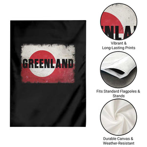 Greenland Pride Patriotic Greenlander Heritage Vintage Flag Garden Flag TS11 Print Your Wear