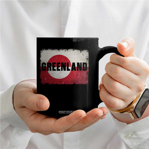 Greenland Pride Patriotic Greenlander Heritage Vintage Flag Coffee Mug TS11 Print Your Wear