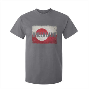 Greenland Pride Patriotic Greenlander Heritage Vintage Flag T Shirt For Kid TS11 Charcoal Print Your Wear