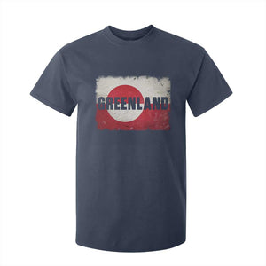 Greenland Pride Patriotic Greenlander Heritage Vintage Flag T Shirt For Kid TS11 Navy Print Your Wear