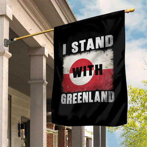 I Stand With Greenland Garden Flag Support Greenlanders Vintage Greenland Flag TS11 Print Your Wear