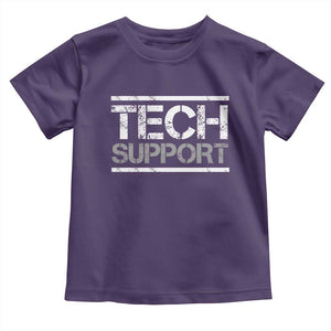 Funny Tech Support DOGE Toddler T Shirt Trump Strips TS11 Purple Print Your Wear