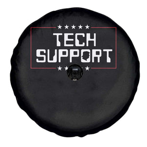 Funny Tech Support DOGE Spare Tire Cover Trump Musk Star TS11 Print Your Wear