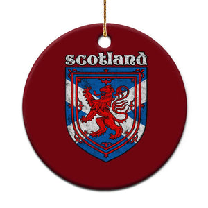 Scottish Pride Ceramic Ornament Scottish Rampant Lion Flag Scotland Coat of Arms TS11 1pc Red Print Your Wear