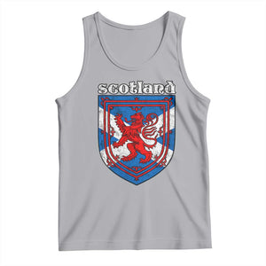 Scottish Pride Tank Top Scottish Rampant Lion Flag Scotland Coat of Arms TS11 Athletic Heather Print Your Wear