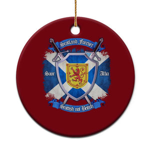 Scotland Forever Saor Alba Scottish Not British Ceramic Ornament Scottish Pride TS11 1pc Red Print Your Wear