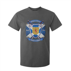Scotland Forever Saor Alba Scottish Not British T Shirt For Kid Scottish Pride TS11 Dark Heather Print Your Wear