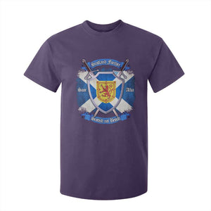 Scotland Forever Saor Alba Scottish Not British T Shirt For Kid Scottish Pride TS11 Purple Print Your Wear