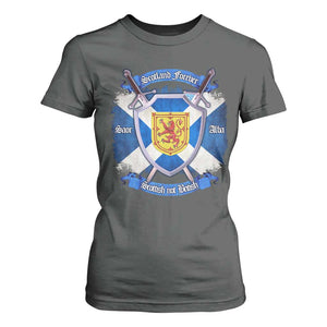 Scotland Forever Saor Alba Scottish Not British T Shirt For Women Scottish Pride TS11 Dark Heather Print Your Wear