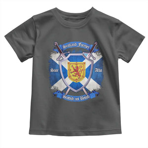 Scotland Forever Saor Alba Scottish Not British Toddler T Shirt Scottish Pride TS11 Dark Heather Print Your Wear