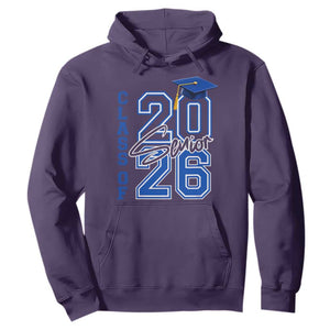 Class of 2026 Senior Hoodie School Graduation 26 TS11 Purple Print Your Wear