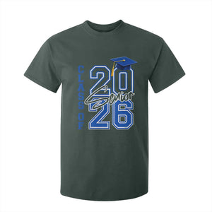 Class of 2026 Senior T Shirt For Kid School Graduation 26 TS11 Dark Forest Green Print Your Wear