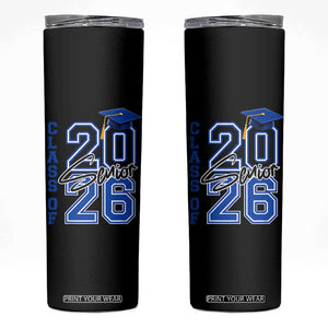 Class of 2026 Senior Skinny Tumbler School Graduation 26 TS11 Black Print Your Wear