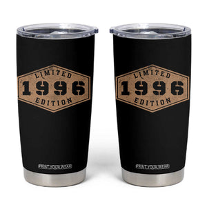 30th Birthday Tumbler Cup 1996 Limited Edition Gifts For Turning 30 TS11 Black Print Your Wear