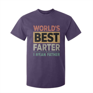 Worlds Best Farter I Mean Father T Shirt For Kid Funny Farted Dad Father's Day TS11 Purple Print Your Wear
