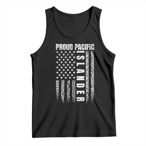 Proud Pacific Islander Tank Top AAPI Heritage Month Polynesian Tribal American Flag TS11 Black Print Your Wear