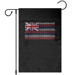 Hawaiian Tribal Flag State of Hawaii Garden Flag TS11 Black Print Your Wear