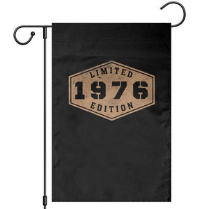 50th Birthday Garden Flag 1976 Limited Edition Gifts For Turning 50 TS11 Black Print Your Wear