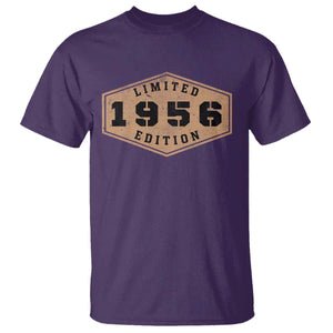70th Birthday T Shirt 1956 Limited Edition Gifts For Turning 70 TS11 Purple Print Your Wear