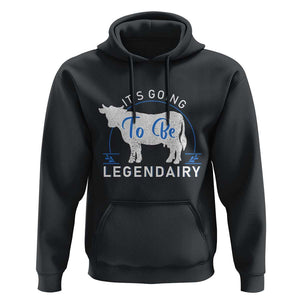 Funny Dairy Milk Hoodie It's Going To Be Legendairy Cow Joke Legendary TS11 Black Print Your Wear